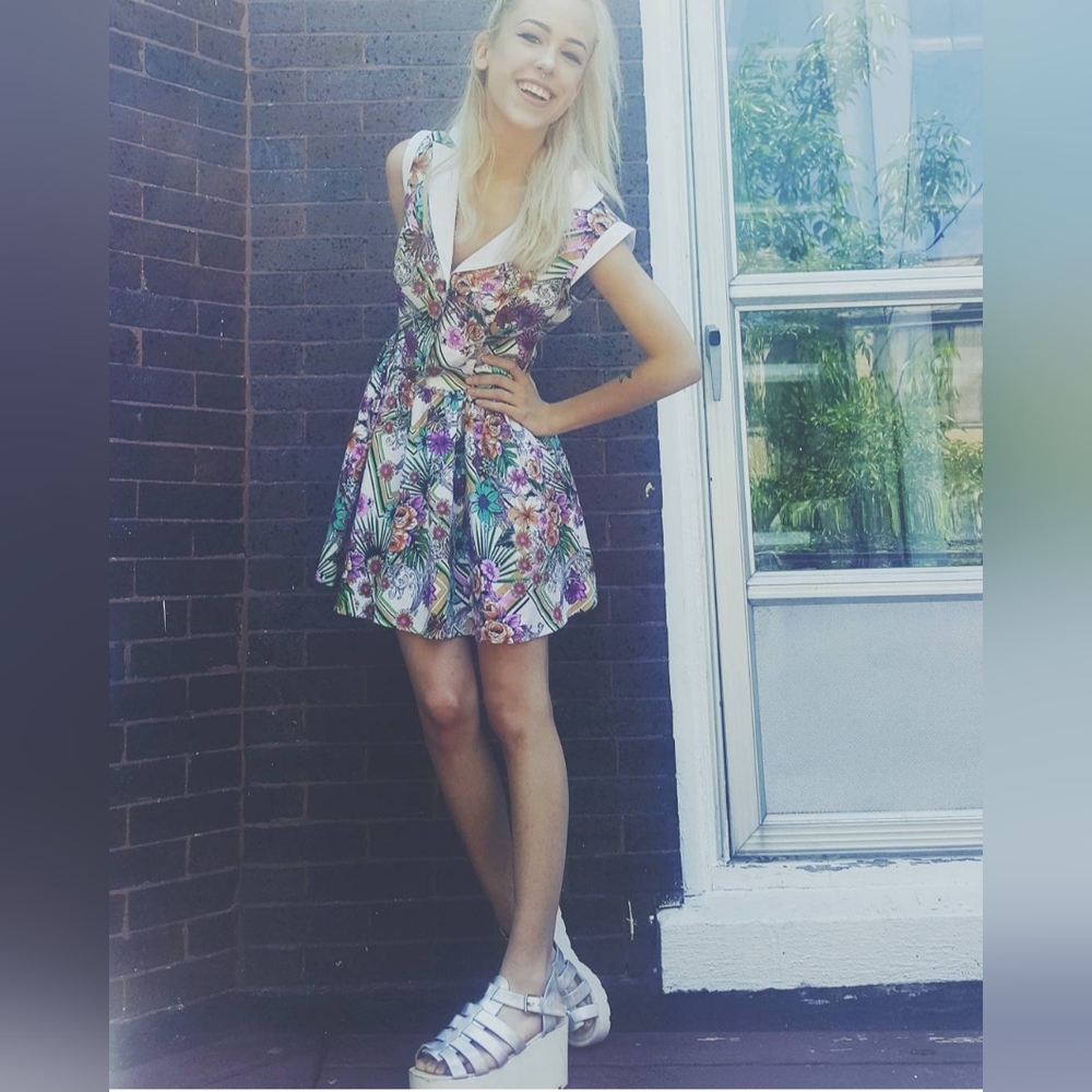 Hearts & Roses Vintage Floral Dress